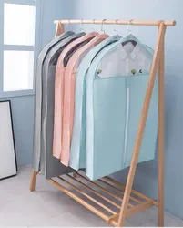 Non-woven Suit Bag For Dresses Clothes Cover With Zipper