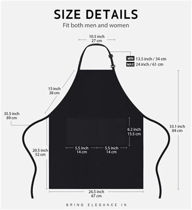 Ikke-vævet forklæde til fødevareindustrien